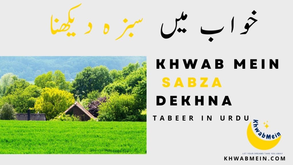 khwab-mein-sabza-dekhna-in-urdu-english