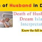Death of Husband in Dream